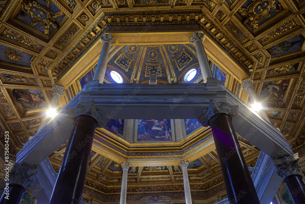 Fototapeta premium The interior of a renaissance church