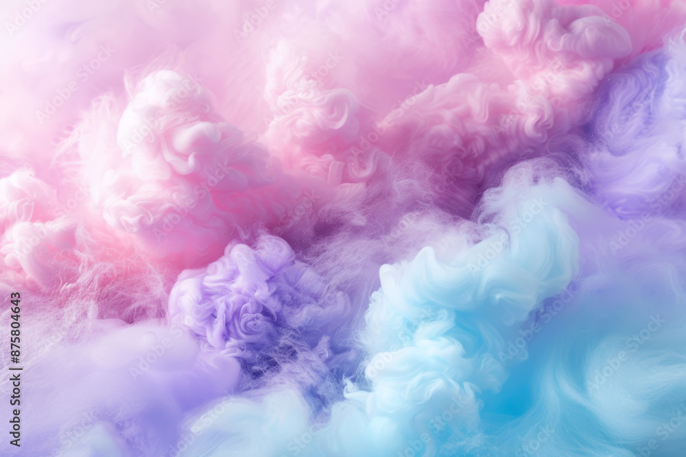 Fototapeta premium Dreamy Candy Floss Background