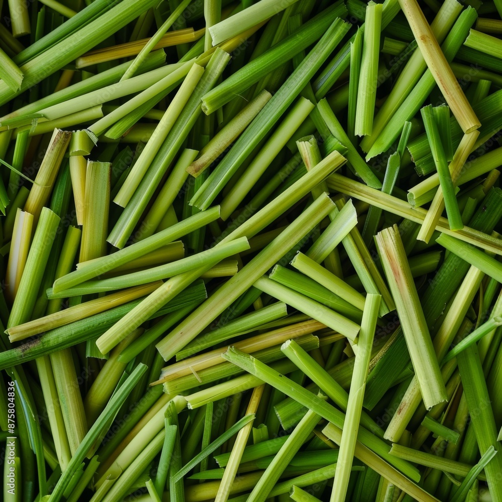 Lemongrass texture background, cymbopogon pattern, barbed wire grass banner, silky heads or oily heads