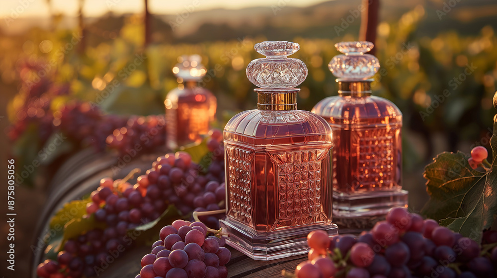 A Vineyard at Harvest Time. Picture yourself wearing these perfumes in a sunlit vineyard during harvest. The fragrance blends the juicy sweetness of ripe grapes with the earthy richness of oak barrels A Vineyard at Harvest Time. Picture yourself wearing these perfumes in a sunlit vineyard during harvest. The fragrance blends the juicy sweetness of ripe grapes with the earthy richness of oak barrels