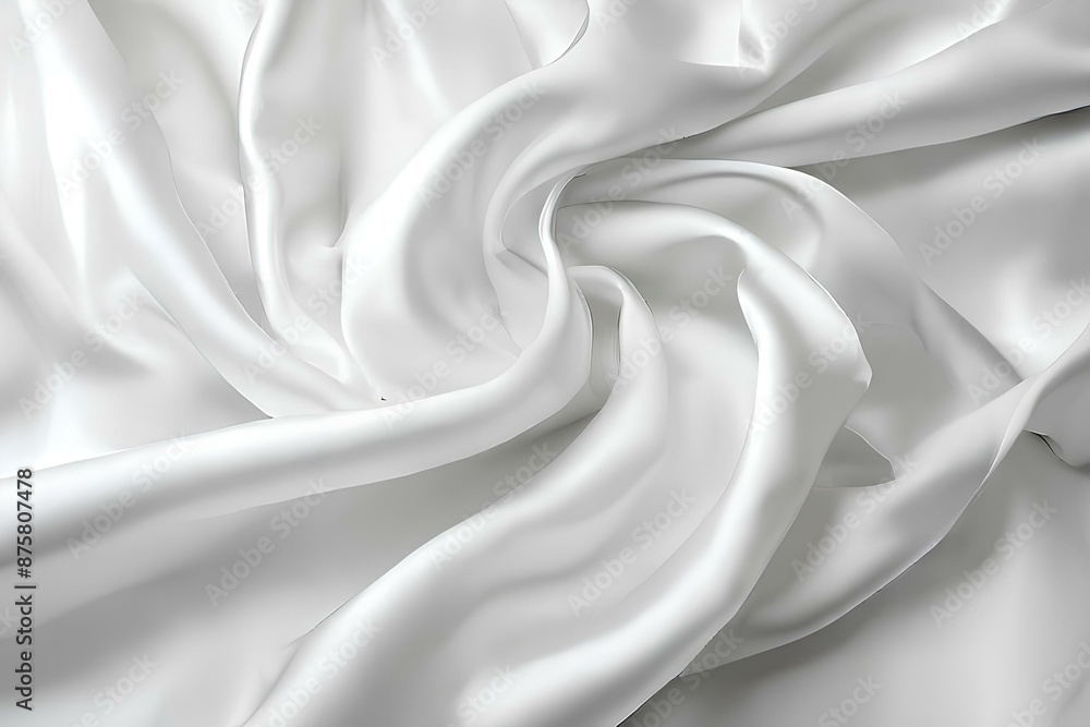 Obraz premium white satin fabric background