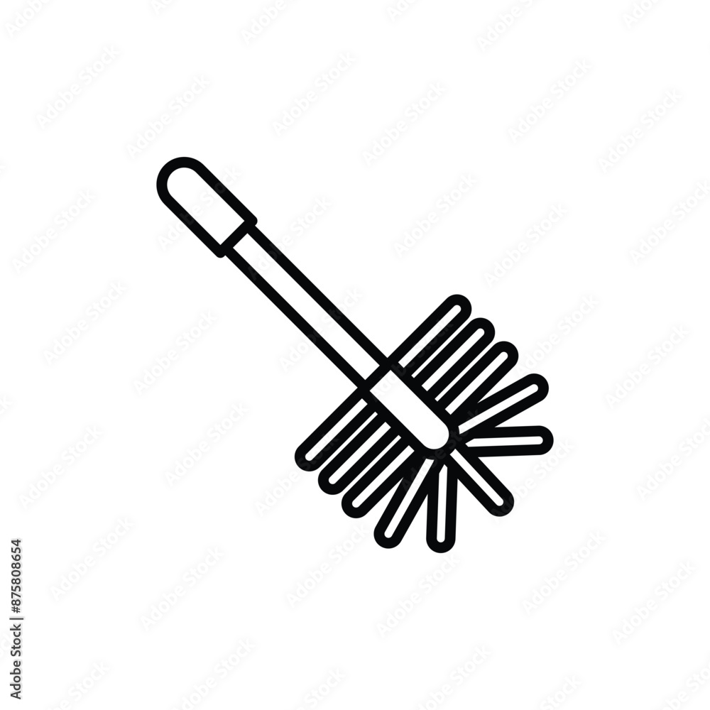 Toilet brush icon vector design templates simple and modern Toilet brush icon vector design templates simple and modern
