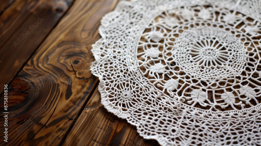 A lace doily with intricate, beautiful designs, adding elegance to any table or home decor with timeless charm. A lace doily with intricate, beautiful designs, adding elegance to any table or home decor with timeless charm.