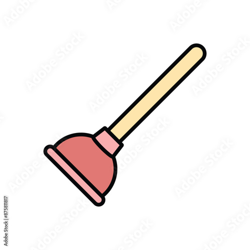 Plunger icon vector design templates simple and modern
