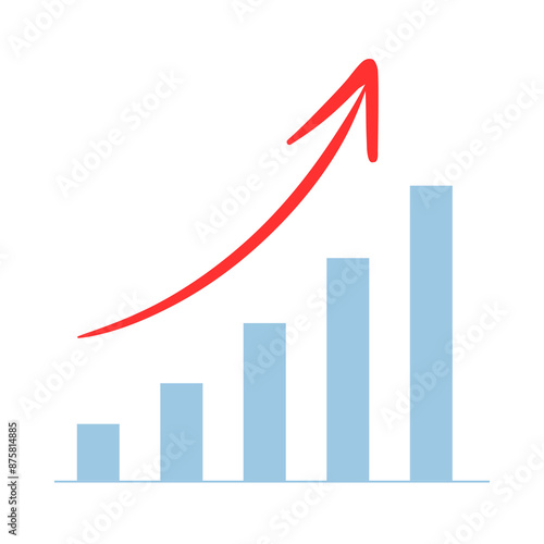 An upward trending bar graph_1
