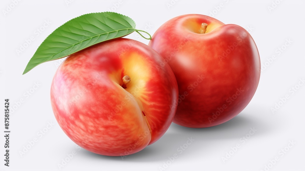 Nectarine fruit isolated on transparent background, fresh ripe juicy nectarine with vibrant orange color, high-quality png image for food illustrations and healthy eating concepts
Nectarine fruit isolated on transparent background, fresh ripe juicy nectarine with vibrant orange color, high-quality png image for food illustrations and healthy eating concepts