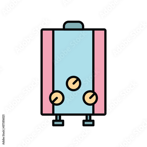 Water heater icon vector design templates simple and modern