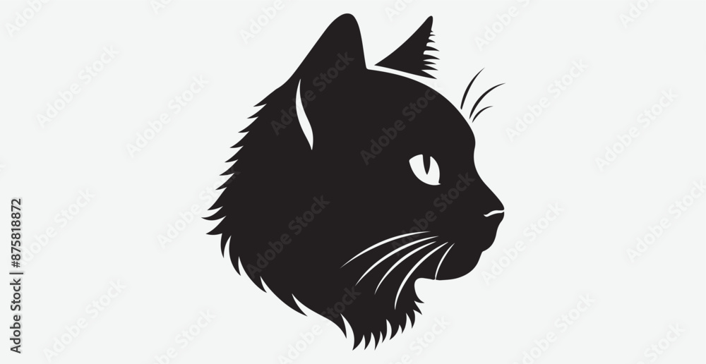 Cat silhouette isolated vector head tail full elegant new best cute sit design illustration animal pet collection full body head black and white download Cat silhouette isolated vector head tail full elegant new best cute sit design illustration animal pet collection full body head black and white download