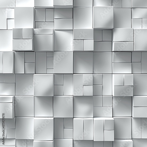 3D cubical abstract render random background