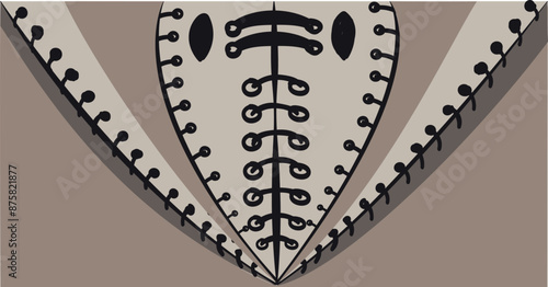 Halloween plague doctor funny face mask pattern