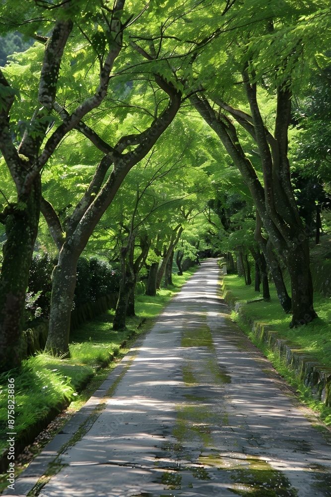 Fototapeta premium The path in the woods