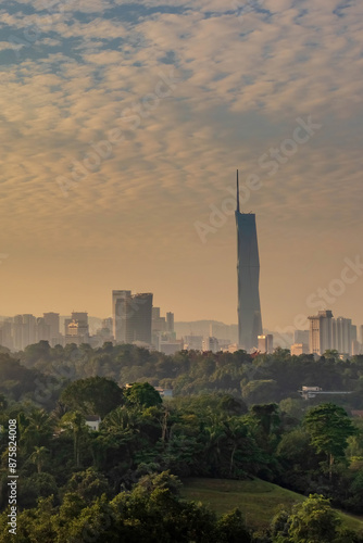Canvas Print scenery in kuala lumpur city
