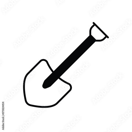 Shovel vector icon