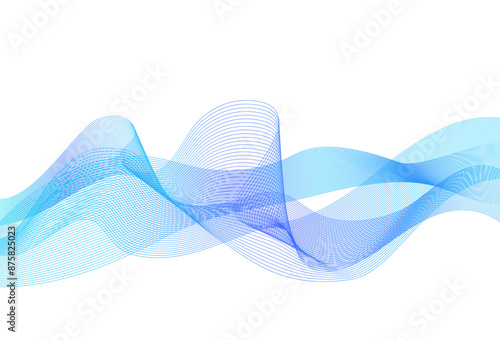 抽象的な波の背景。曲線で作られた背景。ウェーブ背景。
