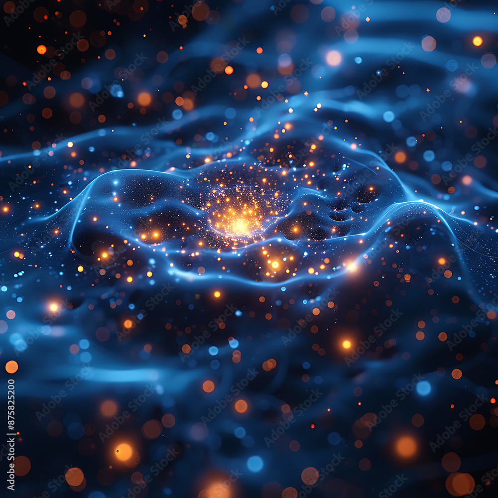 Quantum Computing Innovation - Cool Blue Banner Quantum Computing Innovation - Cool Blue Banner