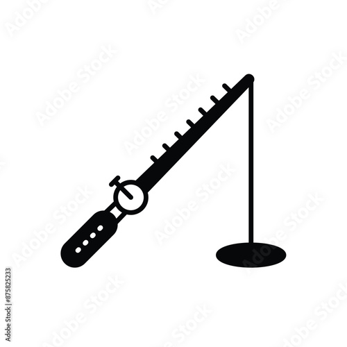 Ice Fishing vector icon