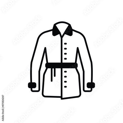 Long Coat vector icon