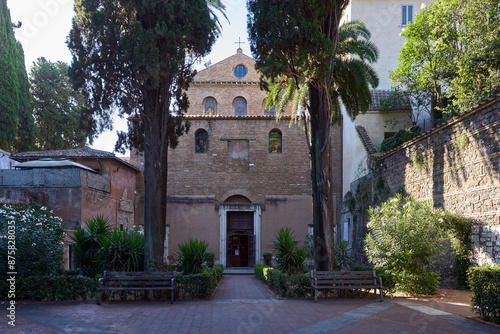 Basilica of St. Agnes Outside the Walls palaeochristian church in Rome., Italy	
 photo