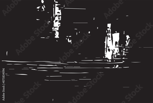 Brush stroke pattern. Background grunge texture