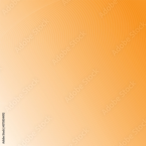Abstract Orange Gradient Background with Subtle Circular Lines