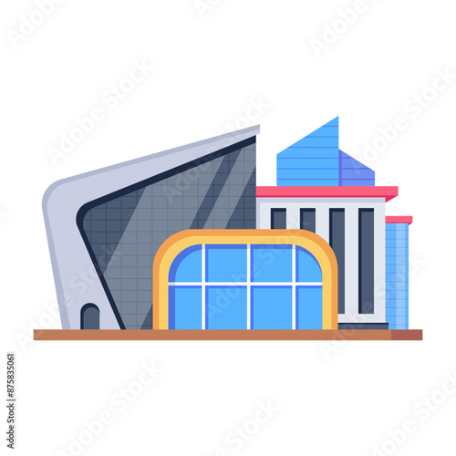 mall, mart, plaza, supermarket, superstore, building, architecture, property, isometric, icon, vector

