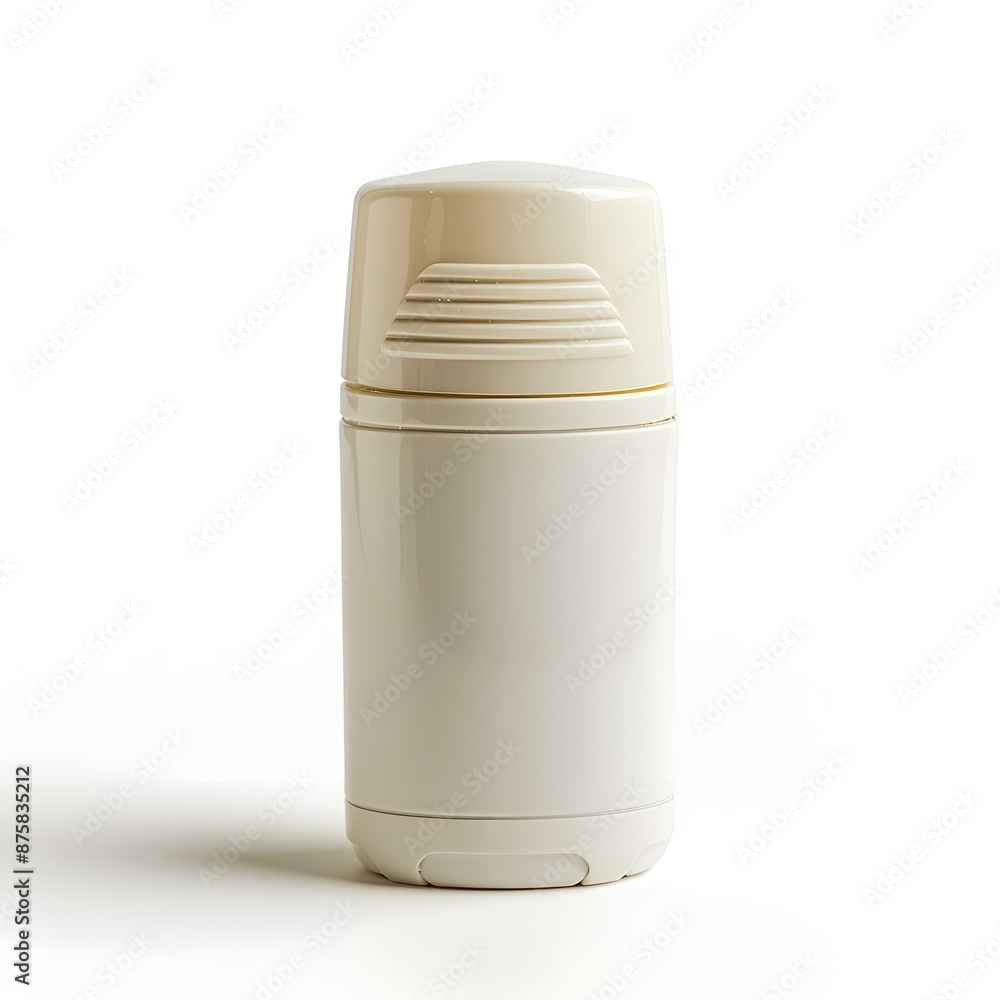 A white thermos on white background A white thermos on white background