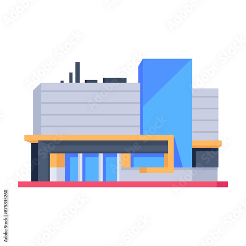Download this isometric icon of a retail outlet 

