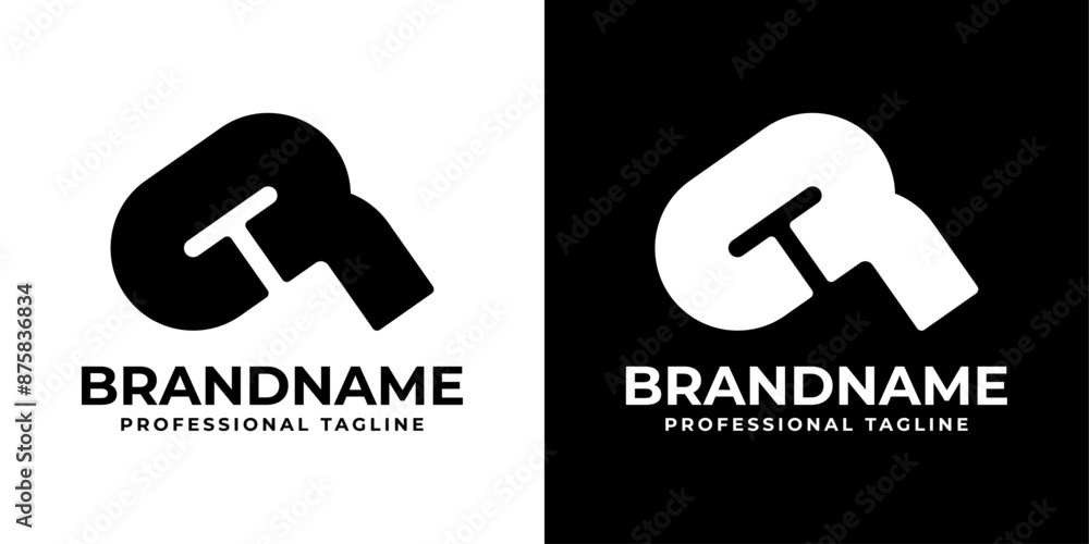Letters CR Monogram Logo, suitable for any business CR or RC initials Letters CR Monogram Logo, suitable for any business CR or RC initials