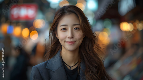 Korean Professional Woman Succeeds on Urban Street