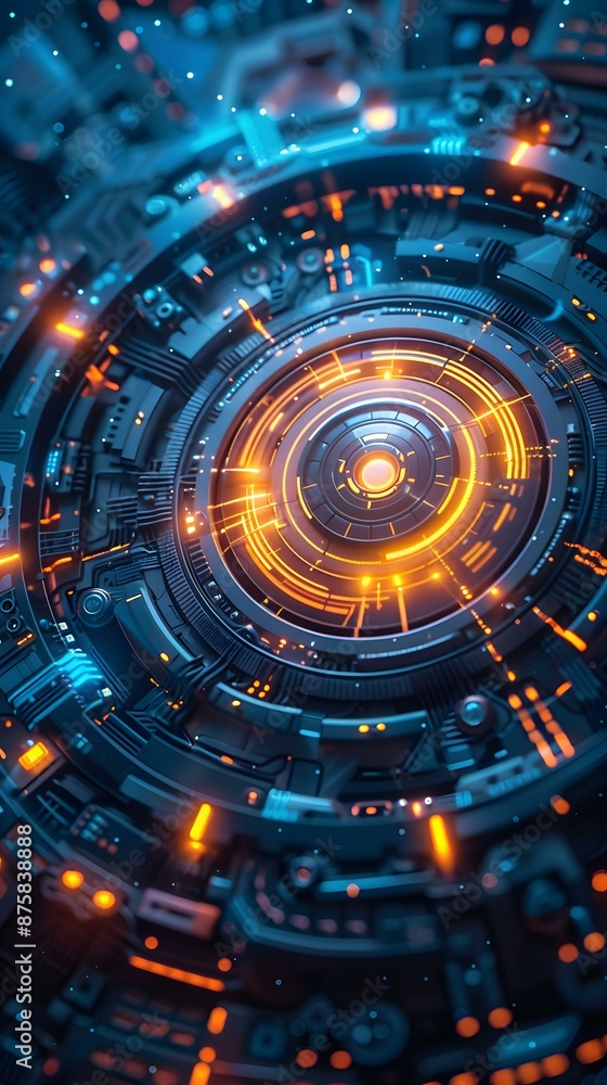 Fototapeta premium futuristic technology background