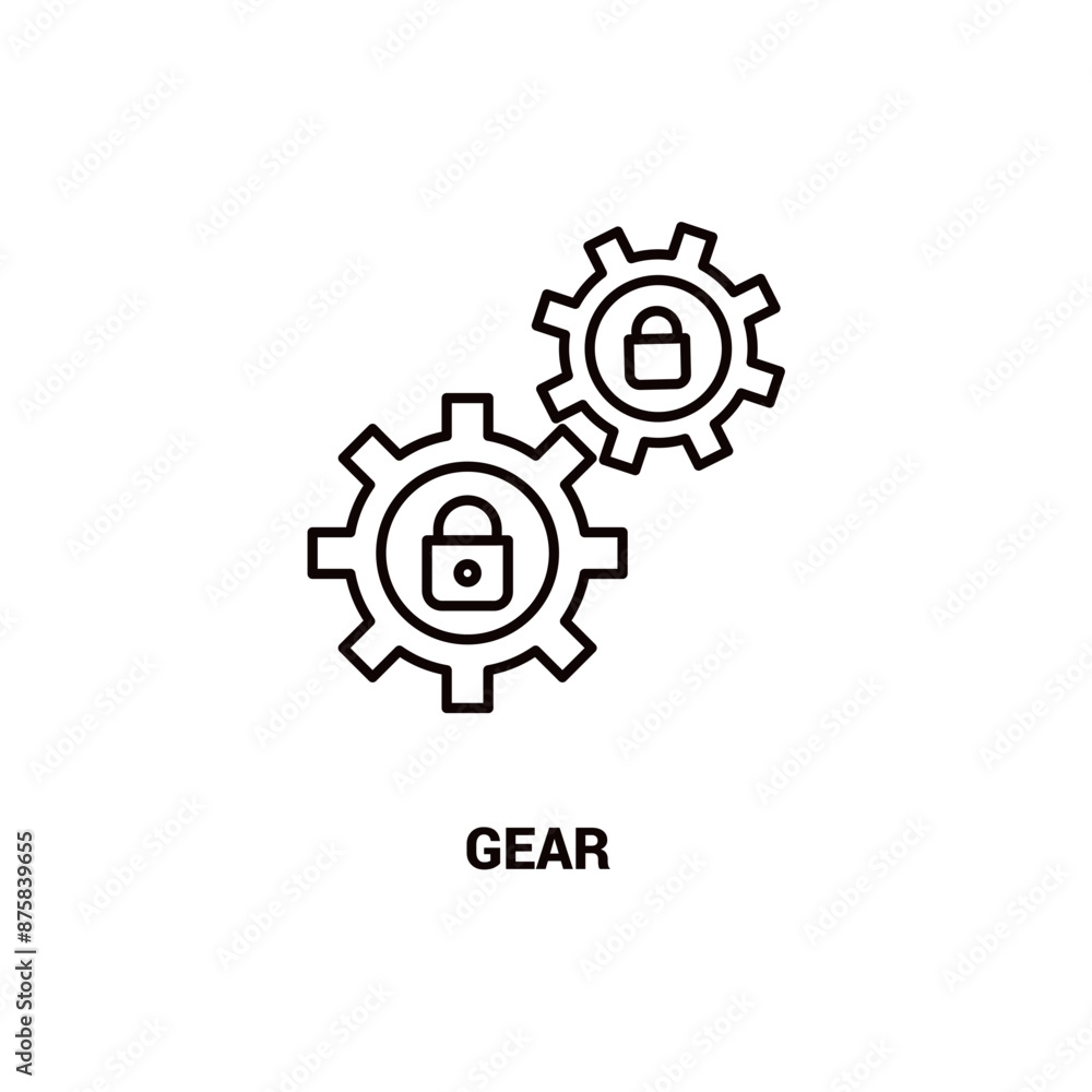 Business safety and security Line icon set. isolated on a white background. vector illustration Business safety and security Line icon set. isolated on a white background. vector illustration