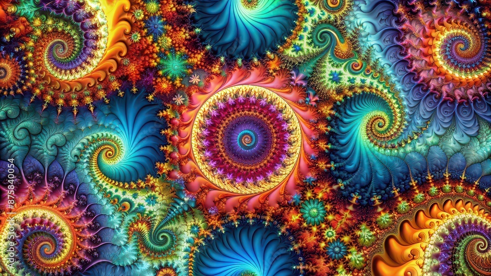 Abstract fractal background with intricate, colorful patterns , fractal, abstract, background, digital, design, pattern Abstract fractal background with intricate, colorful patterns , fractal, abstract, background, digital, design, pattern