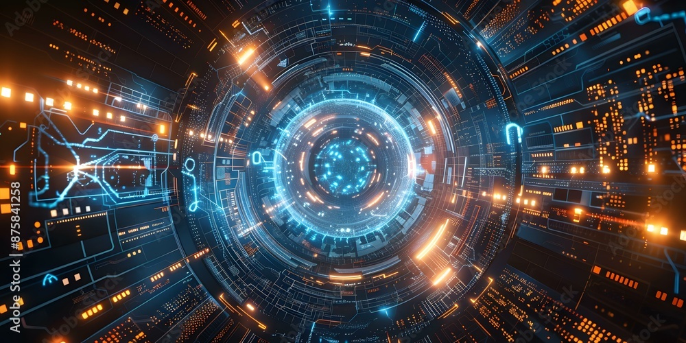 futuristic technology background futuristic technology background