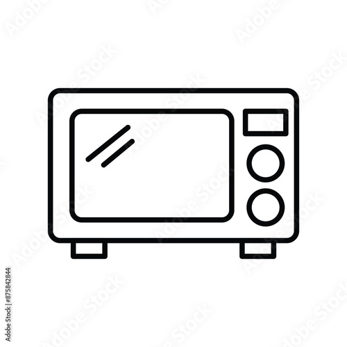 Microwave icon vector design templates simple and modern