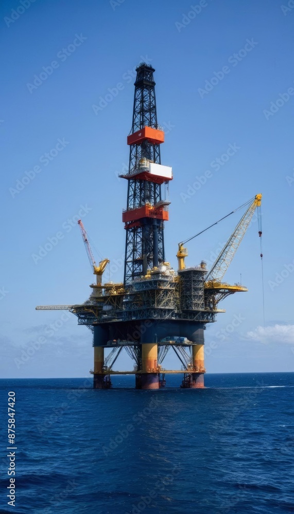 on generative fossil platform gas rig ai engineering exploration gas sea petroleum fuel gasoline machine industrial oil offshore crude drilling drilling oil on generative fossil platform gas rig ai engineering exploration gas sea petroleum fuel gasoline machine industrial oil offshore crude drilling drilling oil