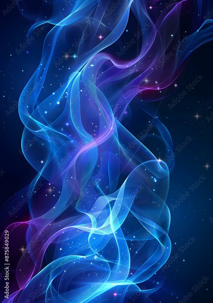 Colorful smoke background