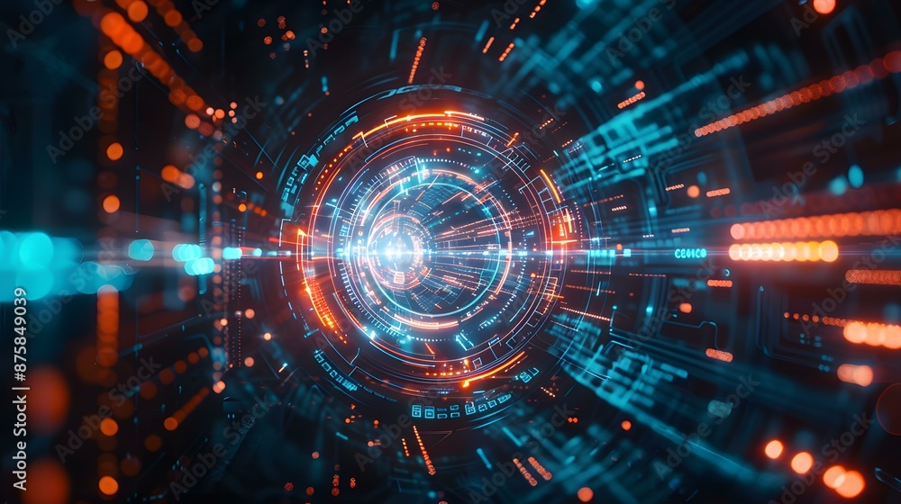 Futuristic Technology Background Futuristic Technology Background