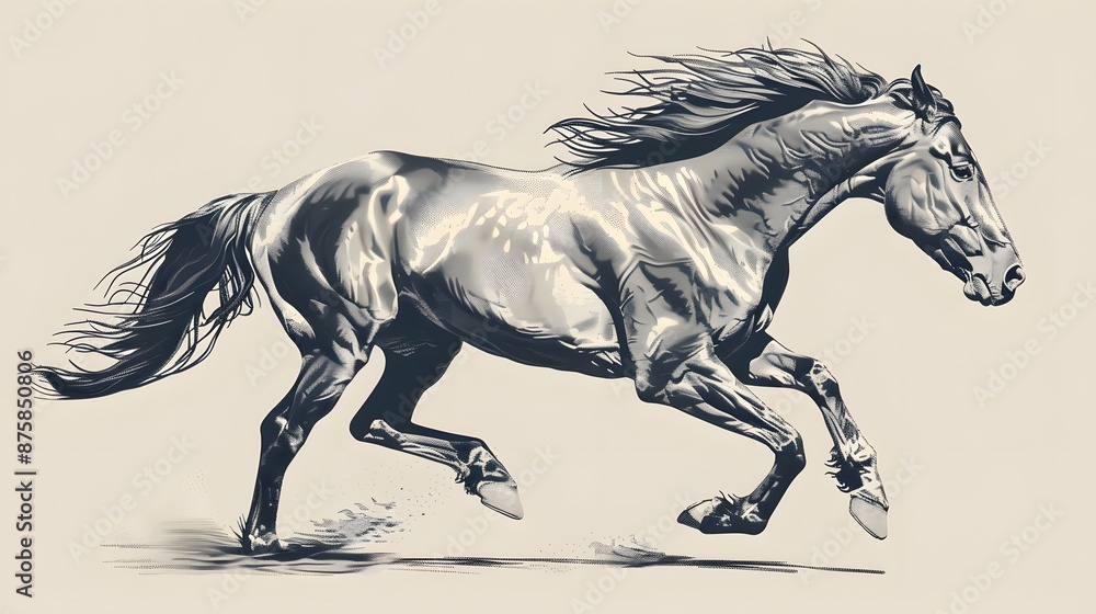 vector horse silhouette vector horse silhouette