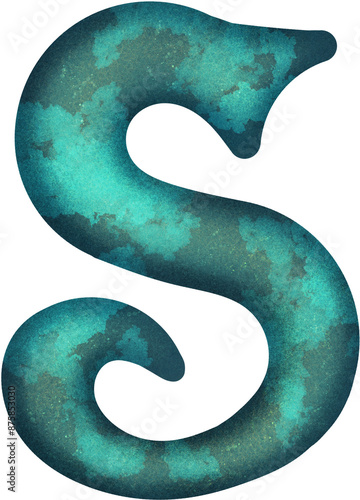 Metal alphabet letter