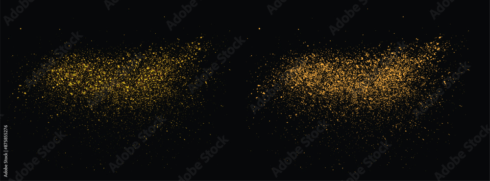 Obraz premium Golden sparkles gold glitter celebratory background