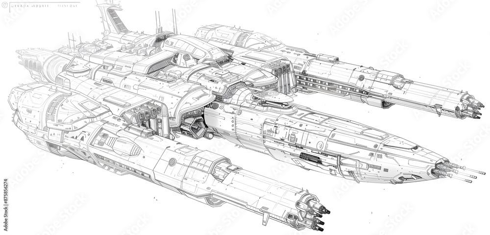 Rough draft hand-drawn style spaceship design. spacecraft, star cruiser, battleship, interstellar travel, space force design Rough draft hand-drawn style spaceship design. spacecraft, star cruiser, battleship, interstellar travel, space force design
