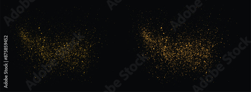 Vector sparkle luxury gold glitter glowing background