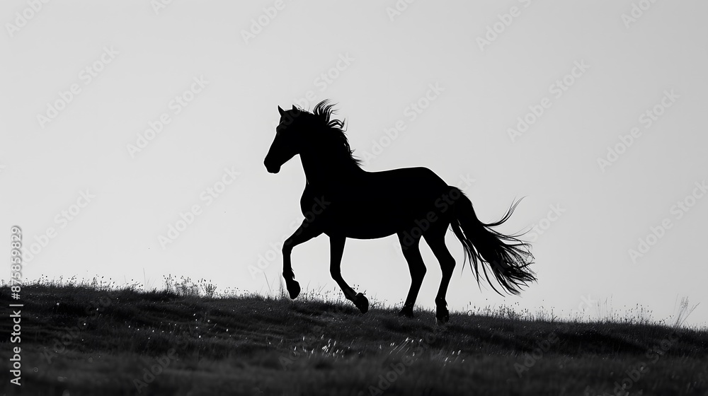vector horse silhouette vector horse silhouette
