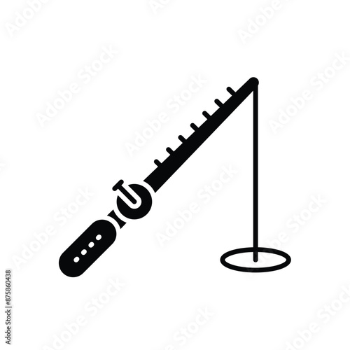 Ice Fishing vector icon