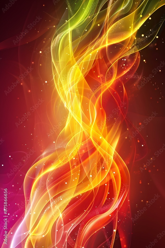 Abstract Swirling Light Trails Background Abstract Swirling Light Trails Background