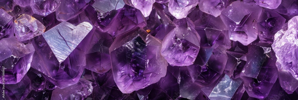 Amethyst Crystal, Purple Quartz Raw Gemstone Amethyst Druse Pattern, Generative AI Illustration Amethyst Crystal, Purple Quartz Raw Gemstone Amethyst Druse Pattern, Generative AI Illustration