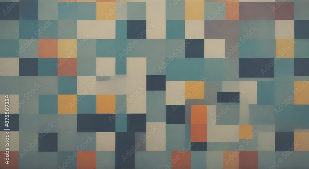 Abstract background from multi-colored rezone branch squares. Abstract background from multi-colored rezone branch squares.