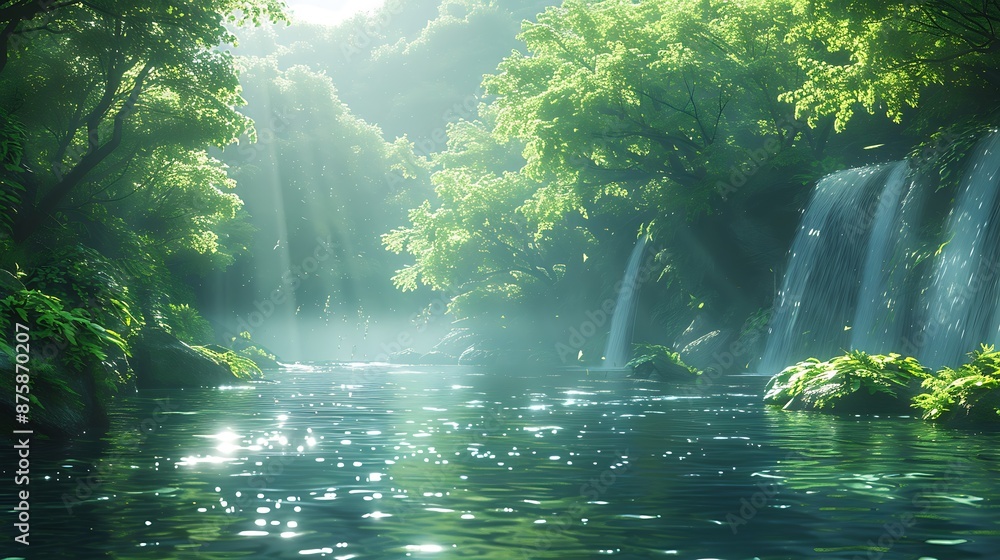 Fototapeta premium morning in the forest