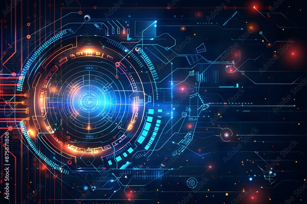 Futuristic Technology Background Futuristic Technology Background