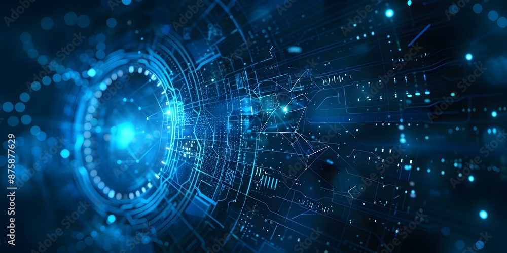Obraz premium Abstract Technology Background